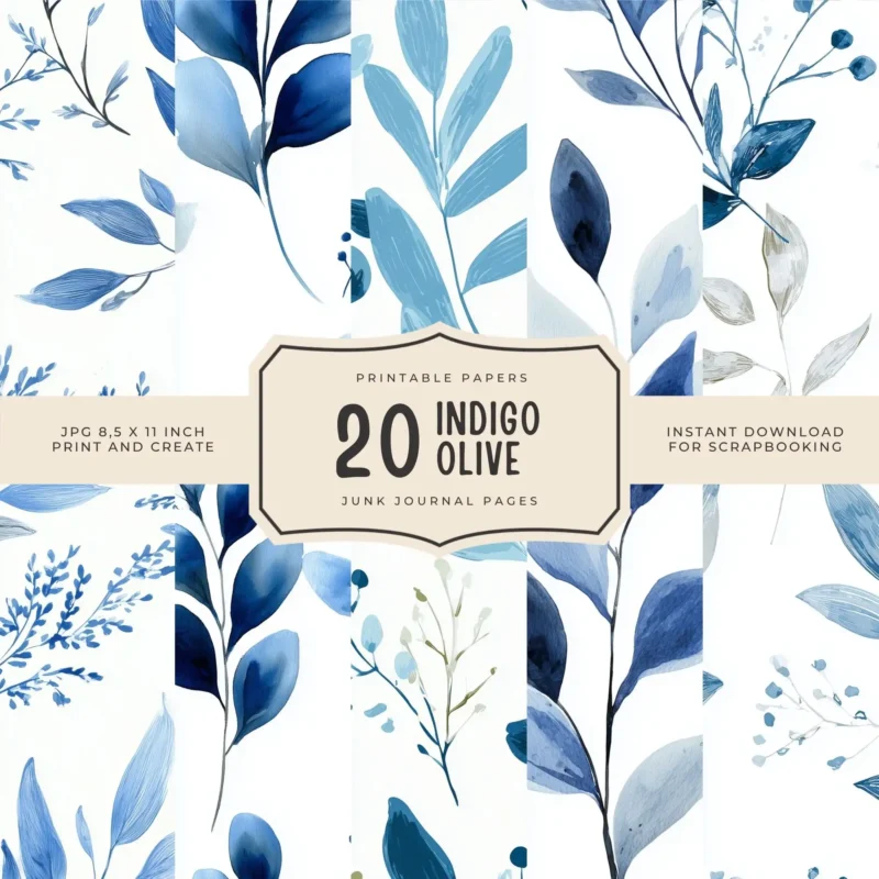 20 INDIGO OLIVE PAPERS