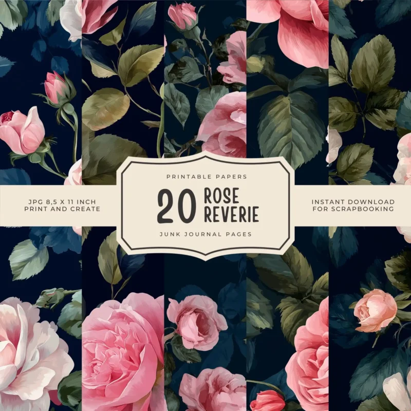 20 ROSE REVERIE PAPERS