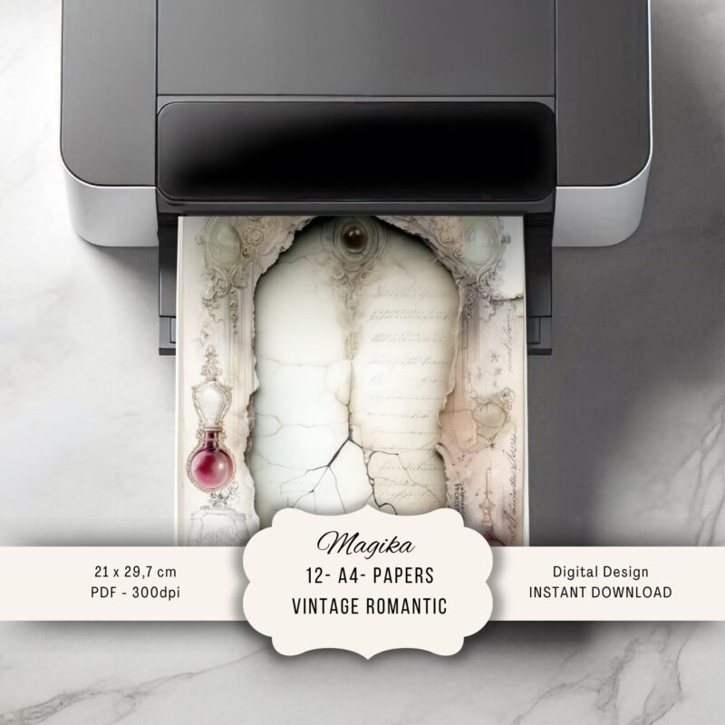 Vintage Romantic  Papers & Tags