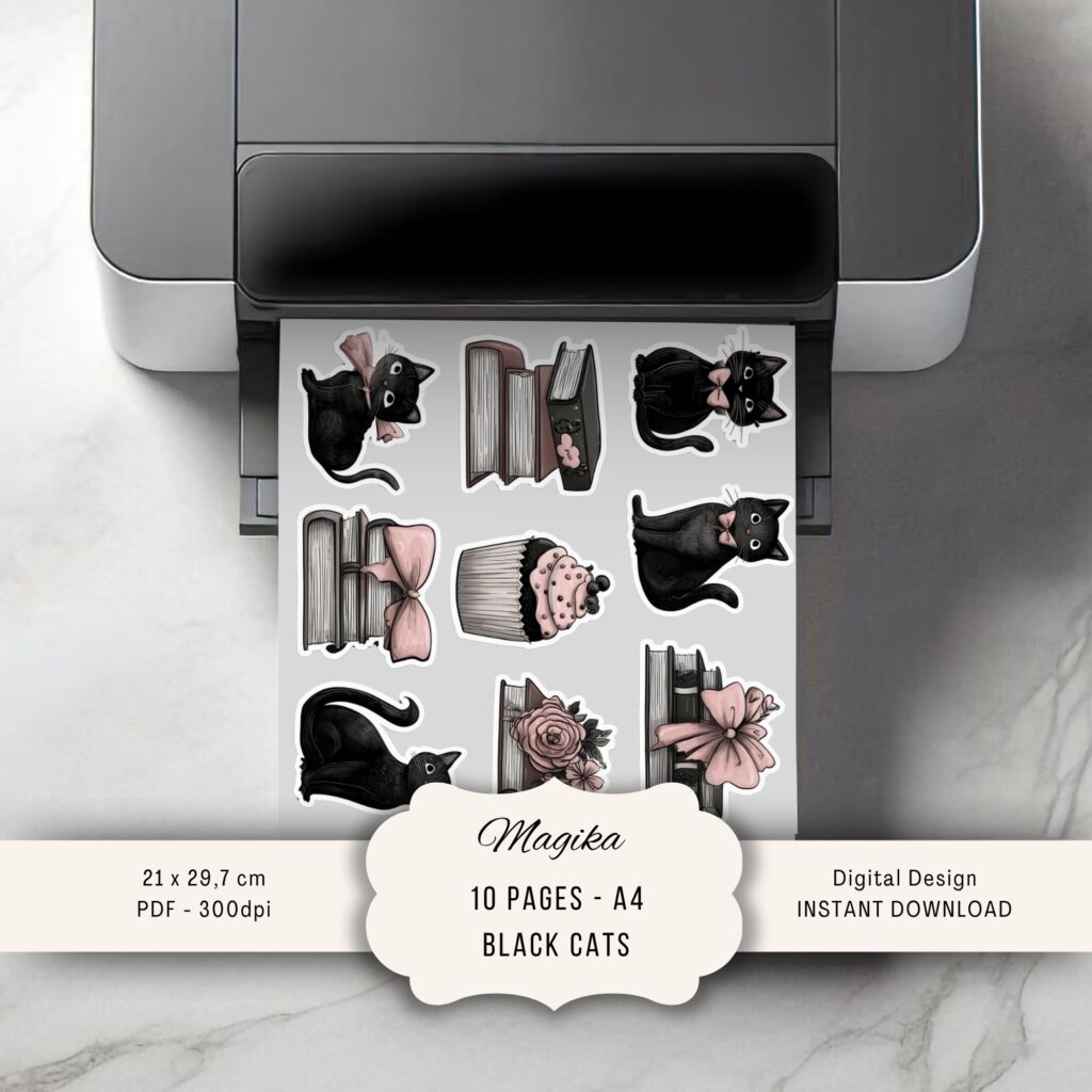 Black Cats - Stickers