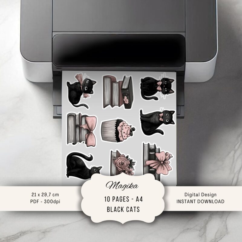 Black Cats - Stickers