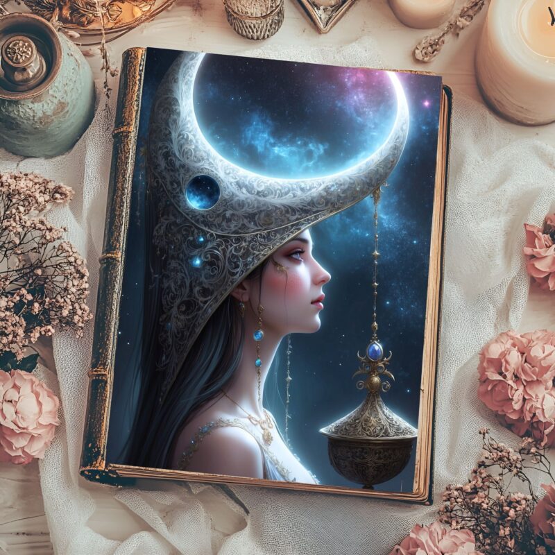 Woman & Moon